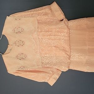 Vintage Nilani Peach Dress